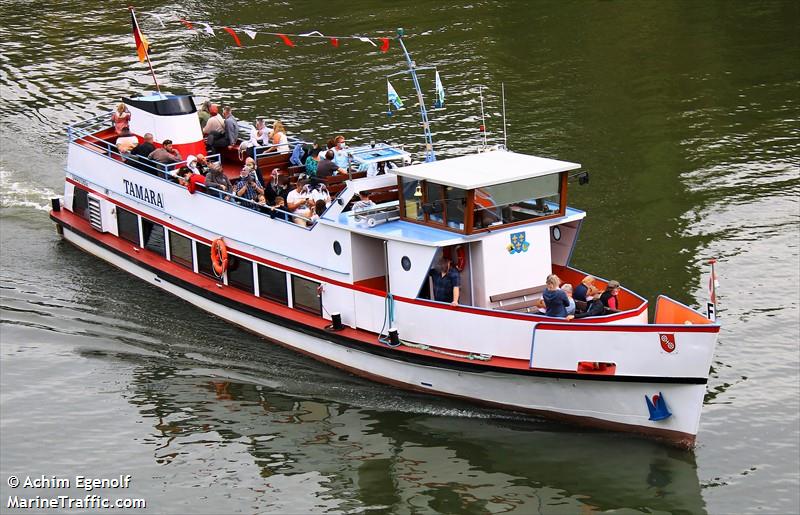 tamara (Passenger ship) - IMO , MMSI 211185190, Call Sign DC3932 under the flag of Germany