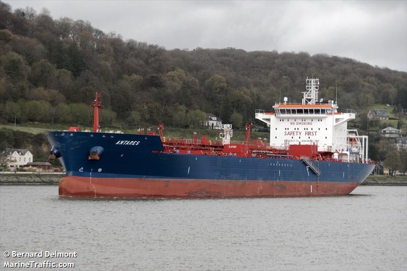antares (Chemical/Oil Products Tanker) - IMO 9800817, MMSI 228446800, Call Sign FMWE under the flag of France