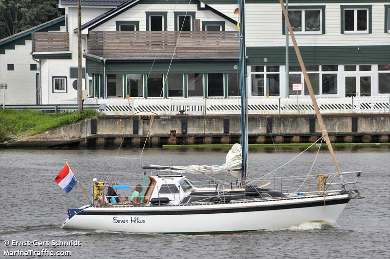 seven hills (Sailing vessel) - IMO , MMSI 244720071, Call Sign PE8347 under the flag of Netherlands