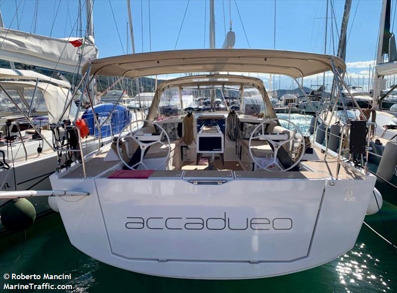 accadueo (Sailing vessel) - IMO , MMSI 247383750, Call Sign IK8956 under the flag of Italy