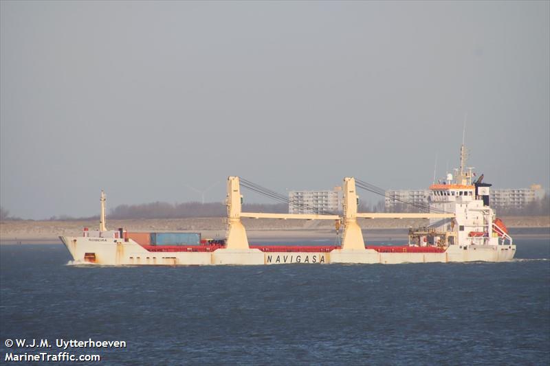 roibeira (General Cargo Ship) - IMO 9414187, MMSI 255878000, Call Sign CQWP under the flag of Madeira