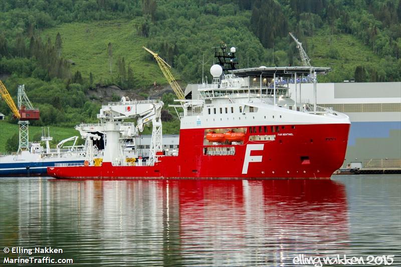 normand sentinel (Offshore Support Vessel) - IMO 9707716, MMSI 257883000, Call Sign LASC7 under the flag of Norway