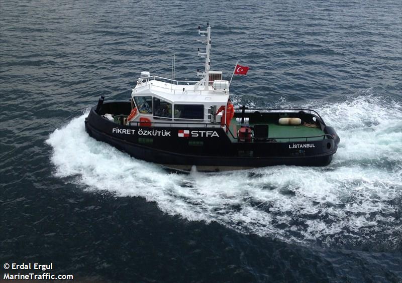 fikret ozkutuk (Towing vessel) - IMO , MMSI 271043628, Call Sign TCNG2 under the flag of Turkey