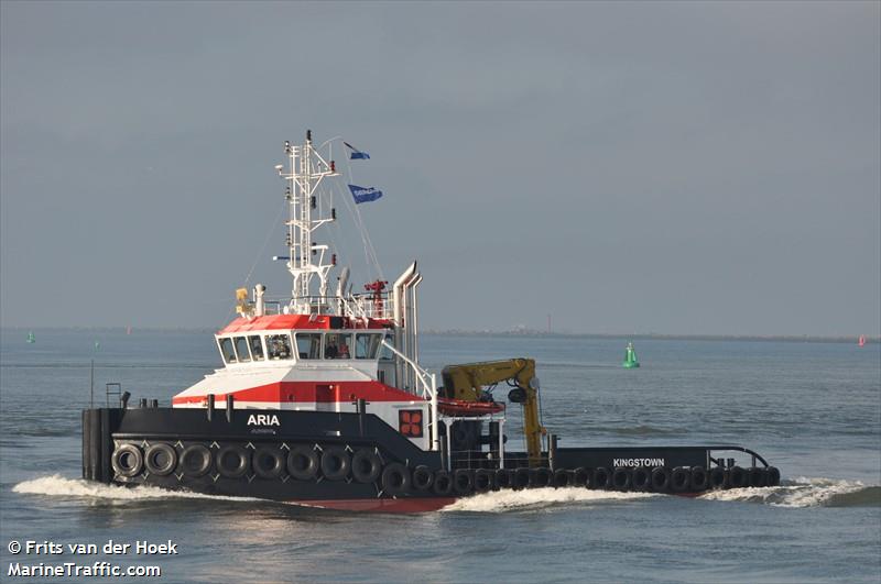 aria (Tug) - IMO 9901477, MMSI 377799000, Call Sign J8B6431 under the flag of St Vincent & Grenadines