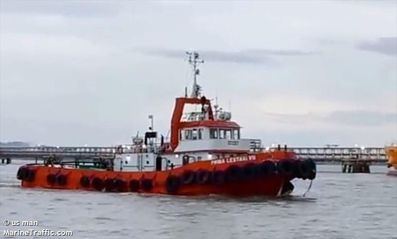 prima lestari 7 (Tug) - IMO , MMSI 525201890, Call Sign YDA6002 under the flag of Indonesia