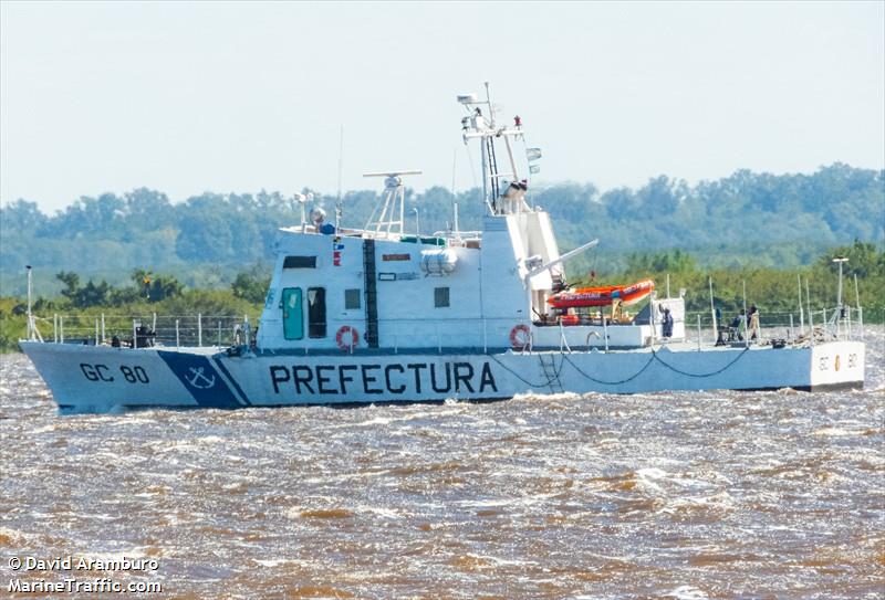 gc-80 (Law enforcment) - IMO , MMSI 701500000, Call Sign L2BB under the flag of Argentina