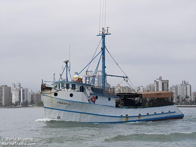 trimar 4 (Fishing vessel) - IMO , MMSI 710191213, Call Sign P0LVO under the flag of Brazil