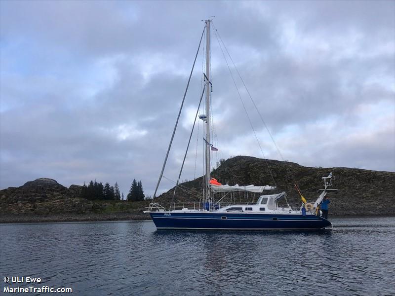 anuk (Sailing vessel) - IMO , MMSI 211364160, Call Sign DKPD2 under the flag of Germany