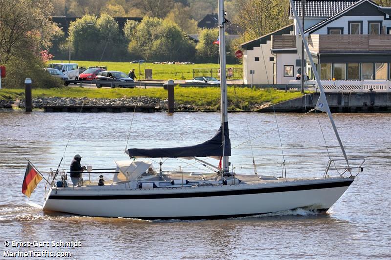 spinner (Sailing vessel) - IMO , MMSI 211896760, Call Sign DF3051 under the flag of Germany