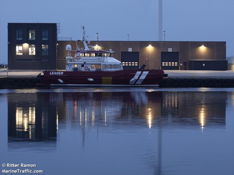 leader (Offshore Tug/Supply Ship) - IMO 9778208, MMSI 219031713, Call Sign OUOB2 under the flag of Denmark