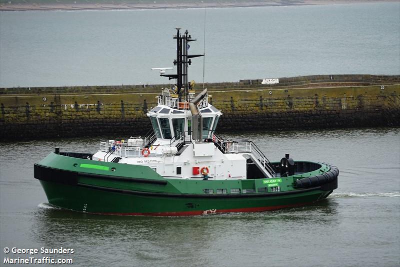 balmerino (Tug) - IMO 9834179, MMSI 232047495, Call Sign MNPI5 under the flag of United Kingdom (UK)