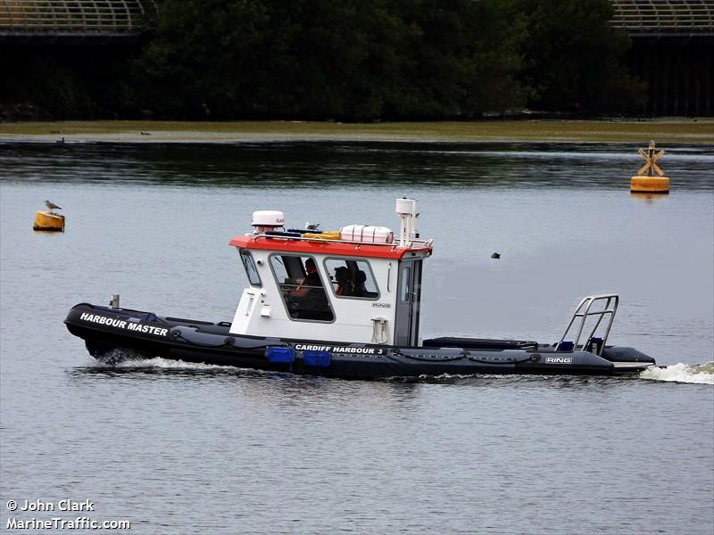 cardiff harbour 3 (Port tender) - IMO , MMSI 235006491, Call Sign ZIVF6 under the flag of United Kingdom (UK)