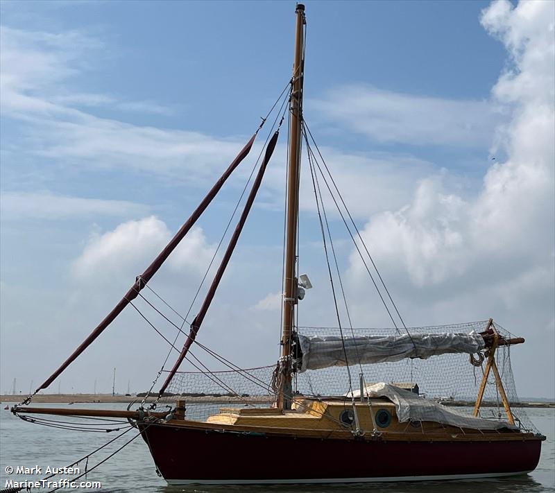 naiad (Pleasure craft) - IMO , MMSI 235932128 under the flag of United Kingdom (UK)