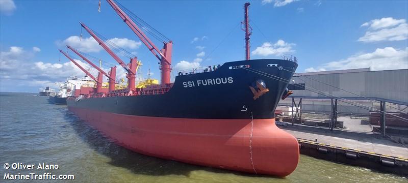 ssi furious (Bulk Carrier) - IMO 9960174, MMSI 538010600, Call Sign V7A6275 under the flag of Marshall Islands