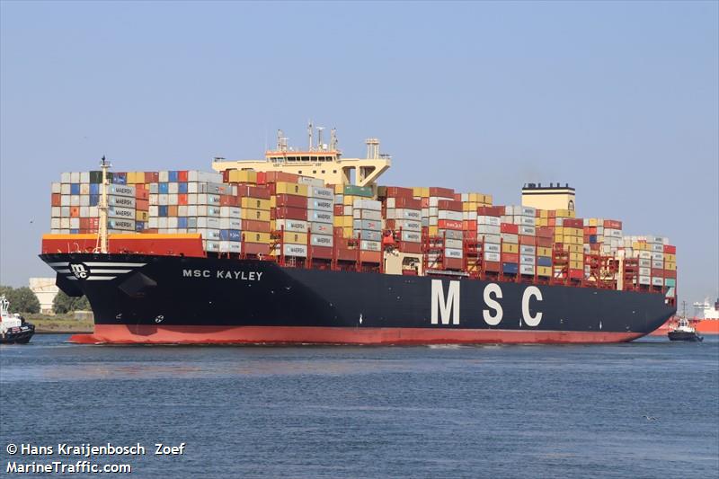 msc kayley (Container Ship) - IMO 9927299, MMSI 636022442, Call Sign 5LIU9 under the flag of Liberia