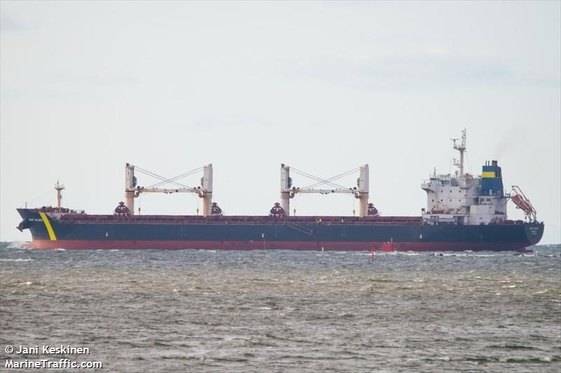 marit selmer (Bulk Carrier) - IMO 9609706, MMSI 636022913, Call Sign 5LAE4 under the flag of Liberia