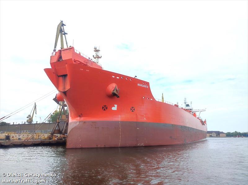 margareta (Crude Oil Tanker) - IMO 9233818, MMSI 636022945, Call Sign 5LLE6 under the flag of Liberia