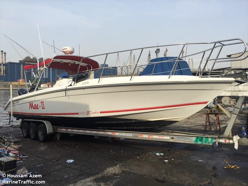 mac ii (Pleasure craft) - IMO , MMSI 657212600, Call Sign 5ORC under the flag of Nigeria
