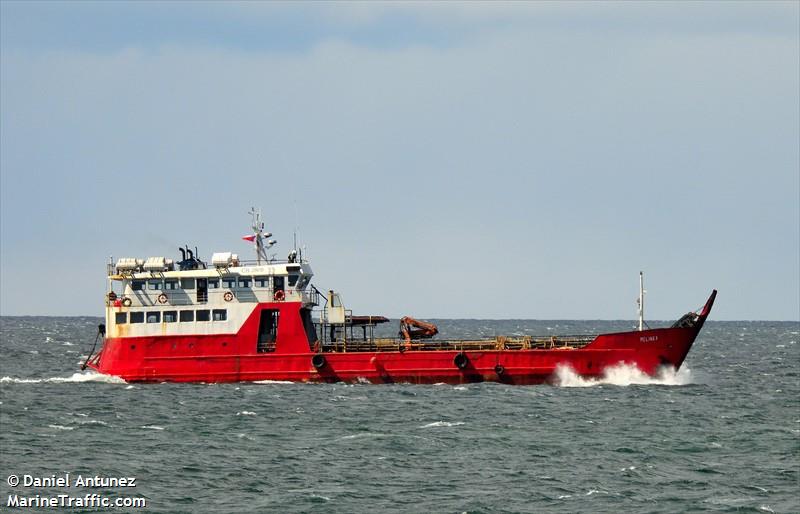 melinka (Ro-Ro Cargo Ship) - IMO 6500832, MMSI 725000251, Call Sign CB2808 under the flag of Chile