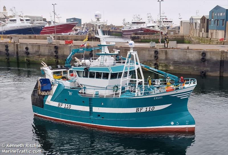 excel bf110 (Fishing vessel) - IMO , MMSI 232047720, Call Sign MNRS6 under the flag of United Kingdom (UK)