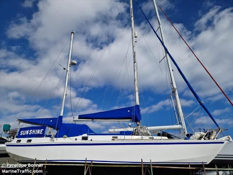 sunshiner (Sailing vessel) - IMO , MMSI 232047904 under the flag of United Kingdom (UK)
