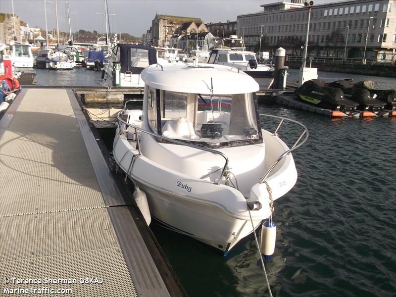 ruby (Pleasure craft) - IMO , MMSI 235031839, Call Sign MKNH6 under the flag of United Kingdom (UK)