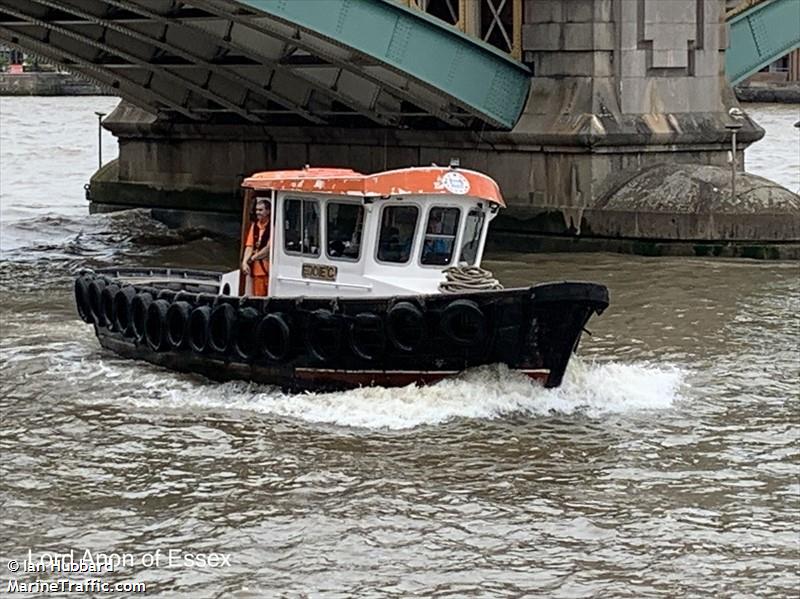 eddie c (Port tender) - IMO , MMSI 235096062, Call Sign ZQYU2 under the flag of United Kingdom (UK)