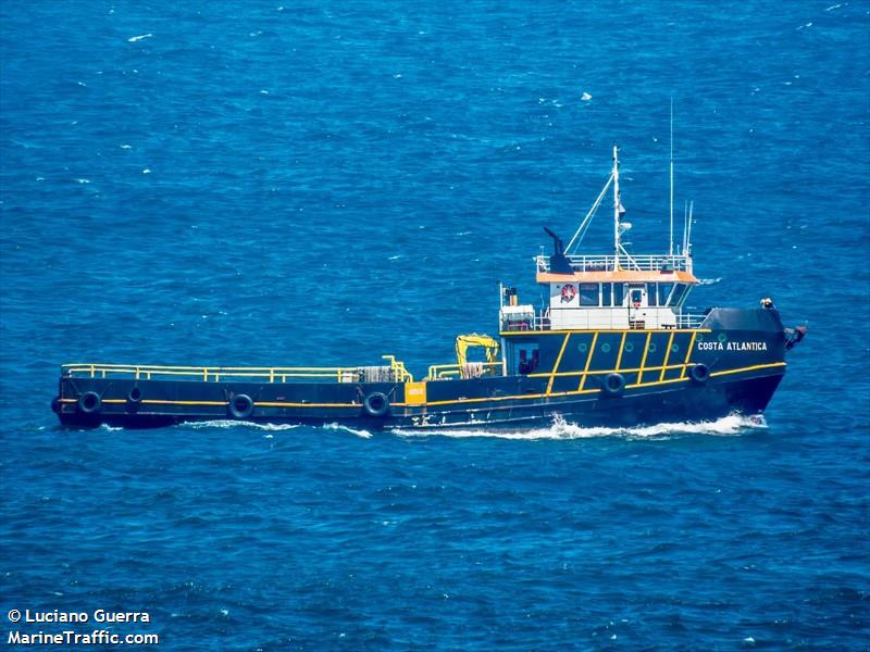 costa atlantica (Tug) - IMO , MMSI 710005147, Call Sign PU6503 under the flag of Brazil