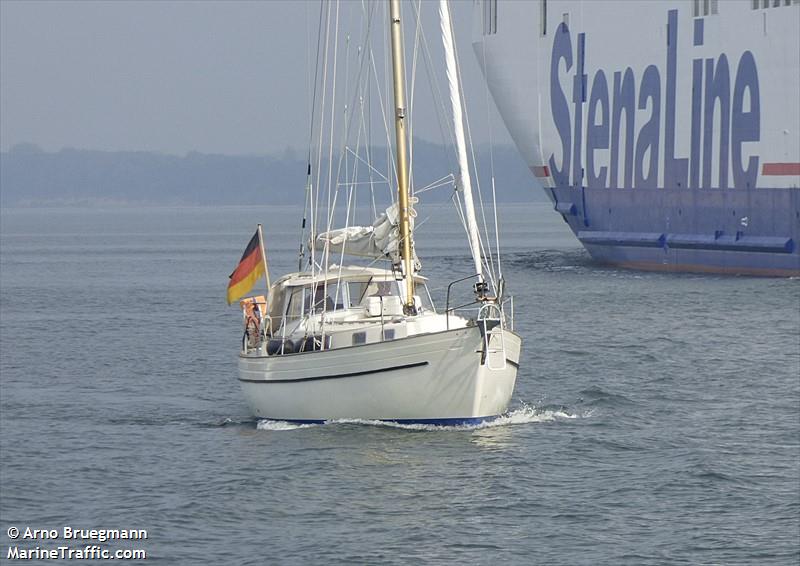 rasmus (Sailing vessel) - IMO , MMSI 211244800, Call Sign DJ5364 under the flag of Germany