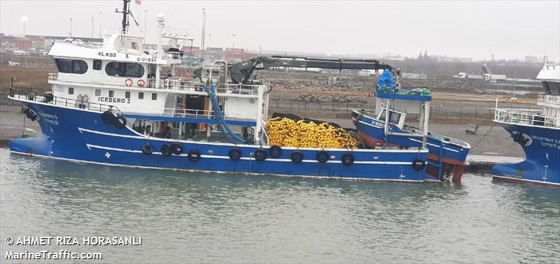 iceberg 2 (Fishing Vessel) - IMO 9957232, MMSI 213577000, Call Sign 4LXO2 under the flag of Georgia