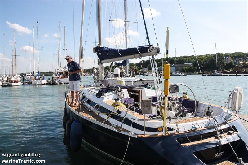 tenia (Sailing vessel) - IMO , MMSI 235096078, Call Sign 2FAW6 under the flag of United Kingdom (UK)