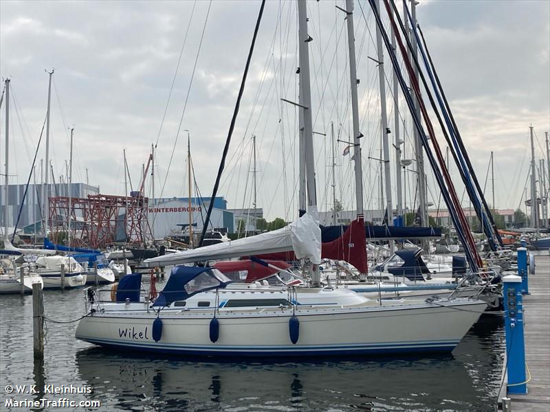 wikel (Sailing vessel) - IMO , MMSI 244732885, Call Sign PG7299 under the flag of Netherlands