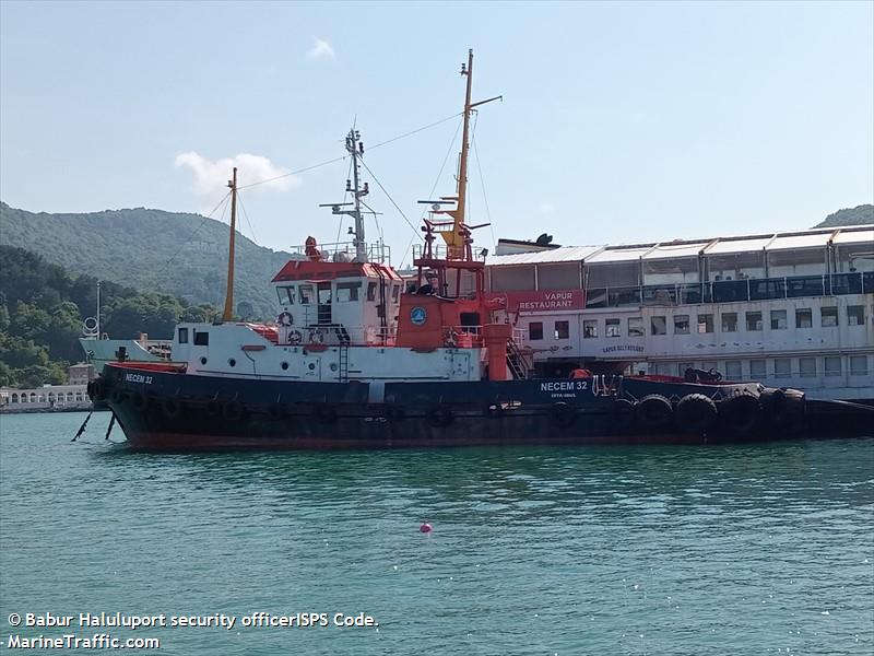 necem 32 (Towing vessel) - IMO , MMSI 271007001, Call Sign TC5373 under the flag of Turkey