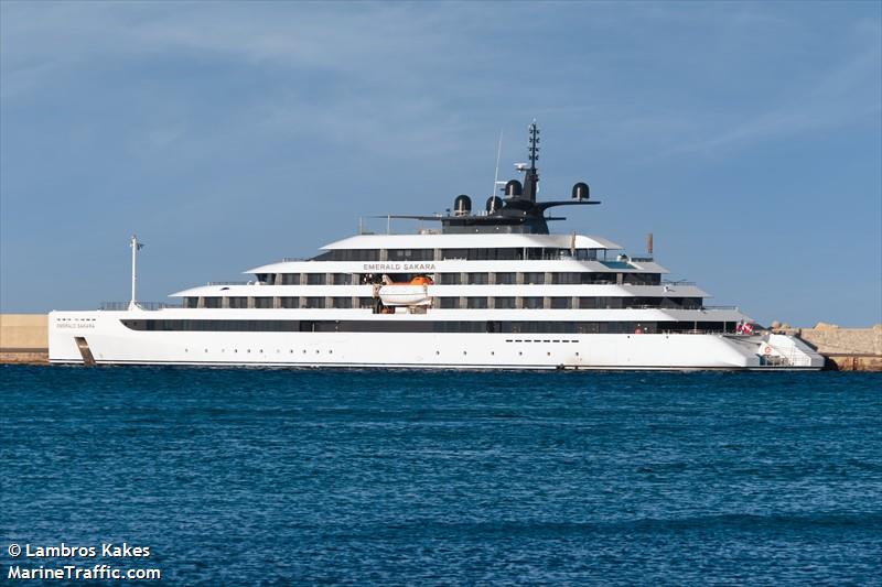 emerald sakara (Passenger Ship) - IMO 9948827, MMSI 311001261, Call Sign C6GJ3 under the flag of Bahamas