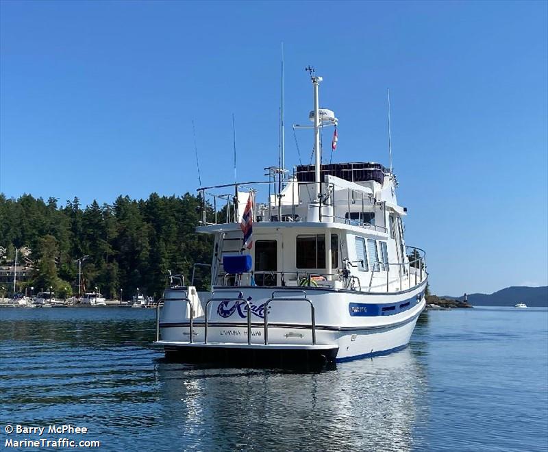 kiahi (Pleasure craft) - IMO , MMSI 368306660, Call Sign WDN7247 under the flag of United States (USA)