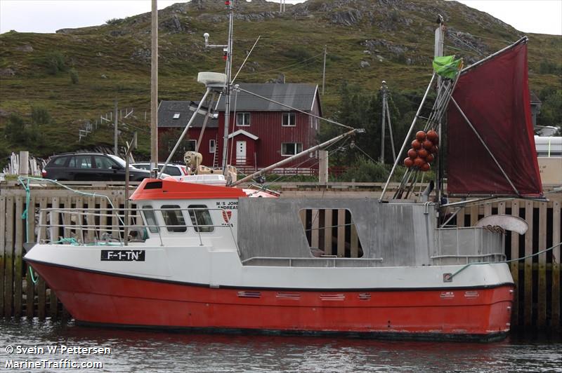 john andreas f-1-tn (Fishing vessel) - IMO , MMSI 257018640, Call Sign LK5682 under the flag of Norway