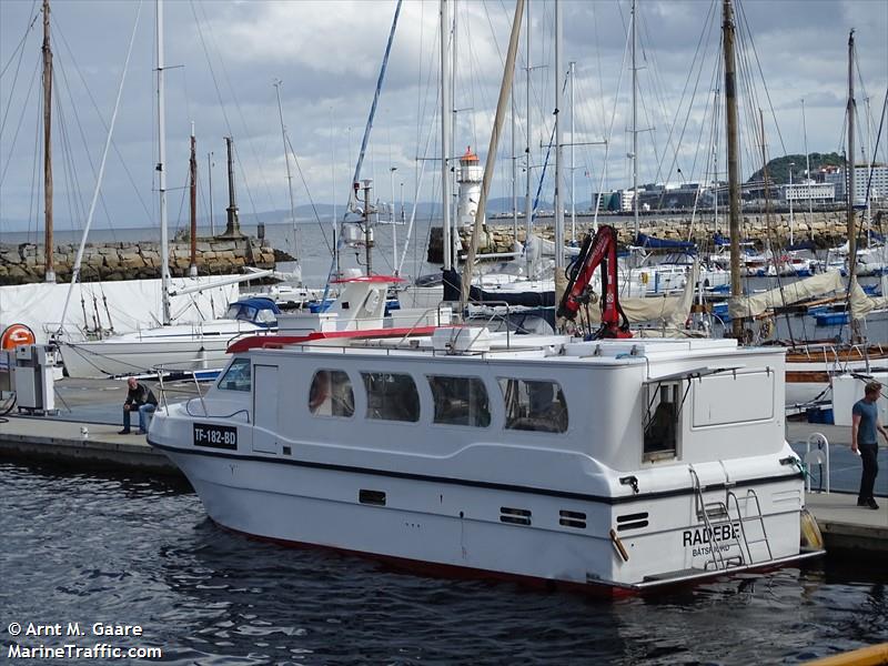 radebe (Fishing vessel) - IMO , MMSI 257329600, Call Sign LG9311 under the flag of Norway