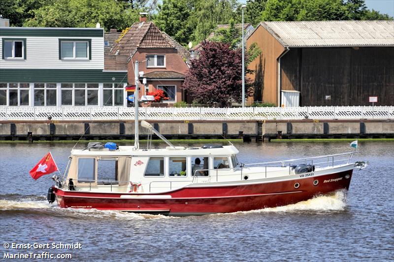 red snapper (Pleasure craft) - IMO , MMSI 269111120, Call Sign HBY7634 under the flag of Switzerland
