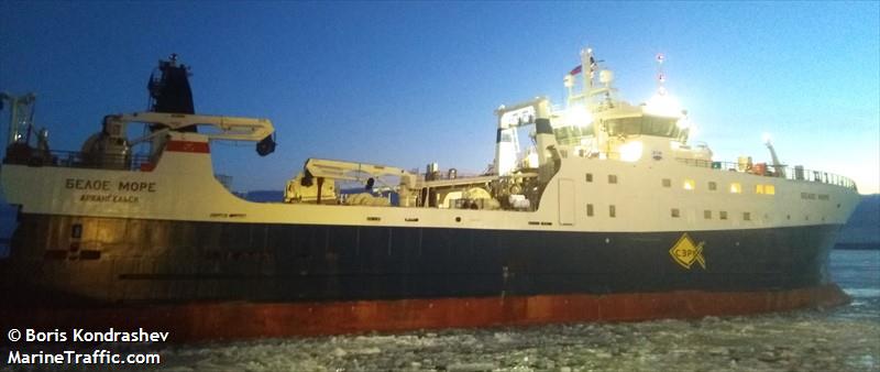 beloye more (Fishing Vessel) - IMO 9836177, MMSI 273613930, Call Sign UBYX7 under the flag of Russia