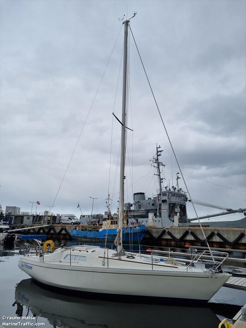 la vitesse (Sailing vessel) - IMO , MMSI 276014310, Call Sign ES4044 under the flag of Estonia