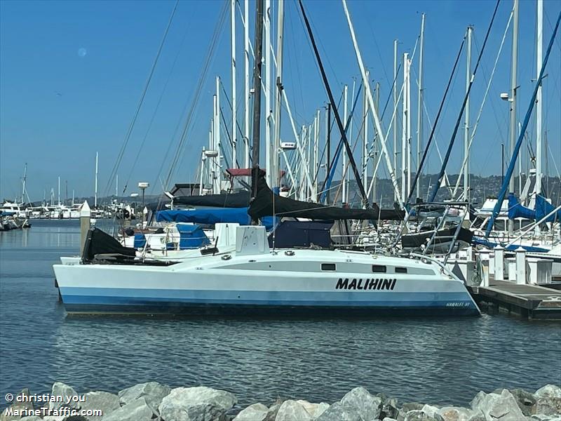 malihini (Sailing vessel) - IMO , MMSI 338474479 under the flag of USA