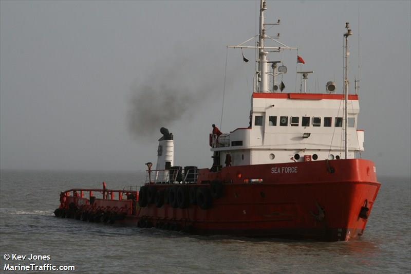 sea force (Tug) - IMO , MMSI 408807000, Call Sign A9D2884 under the flag of Bahrain