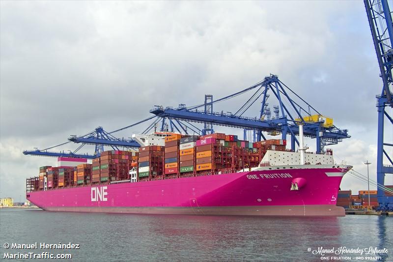 one fruition (Container Ship) - IMO 9934371, MMSI 477867800, Call Sign VRUY4 under the flag of Hong Kong