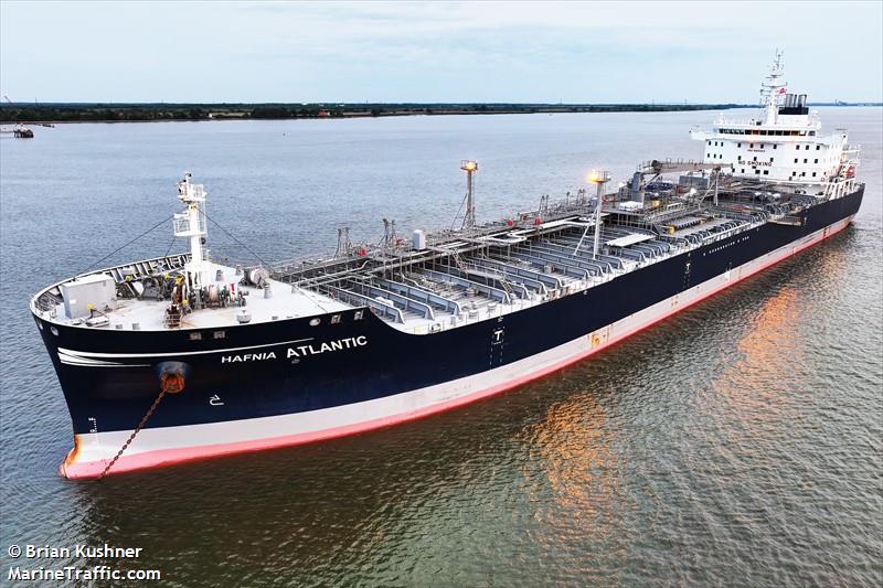 hafnia atlantic (Chemical/Oil Products Tanker) - IMO 9810214, MMSI 563191400, Call Sign 9V8927 under the flag of Singapore
