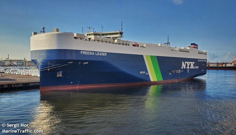 freesia leader (Vehicles Carrier) - IMO 9933987, MMSI 636022334, Call Sign 5LIH2 under the flag of Liberia