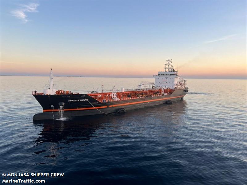 monjasa shipper (Tanker) - IMO , MMSI 636022957, Call Sign 5LLF9 under the flag of Liberia