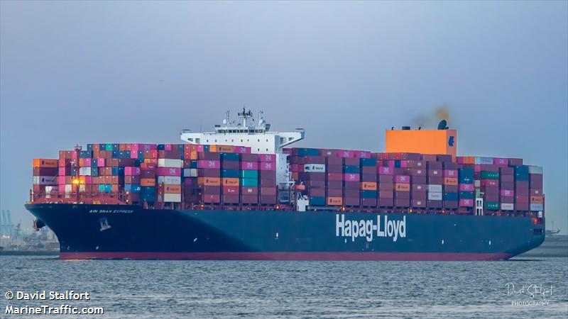 ain snan express (Container Ship) - IMO 9525869, MMSI 636093182, Call Sign 5LLM5 under the flag of Liberia