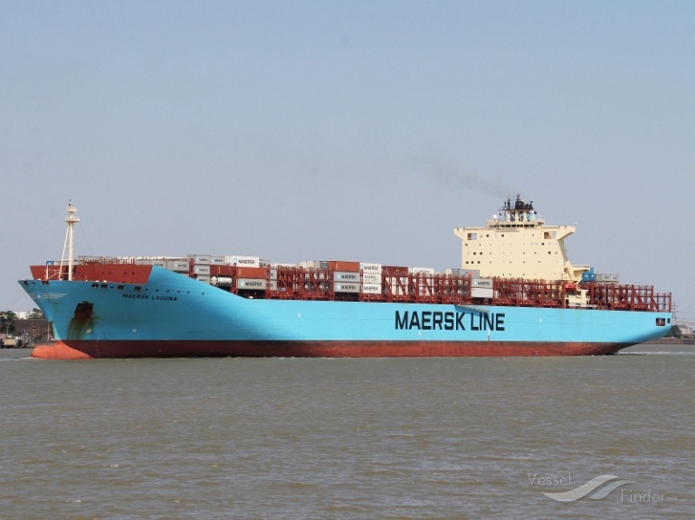 maersk laguna (Container Ship) - IMO 9526942, MMSI 219515000, Call Sign OZGB2 under the flag of Denmark