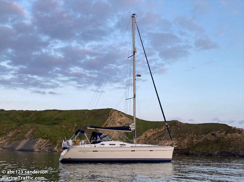 chin chin (Sailing vessel) - IMO , MMSI 235009187, Call Sign VQLP5 under the flag of United Kingdom (UK)