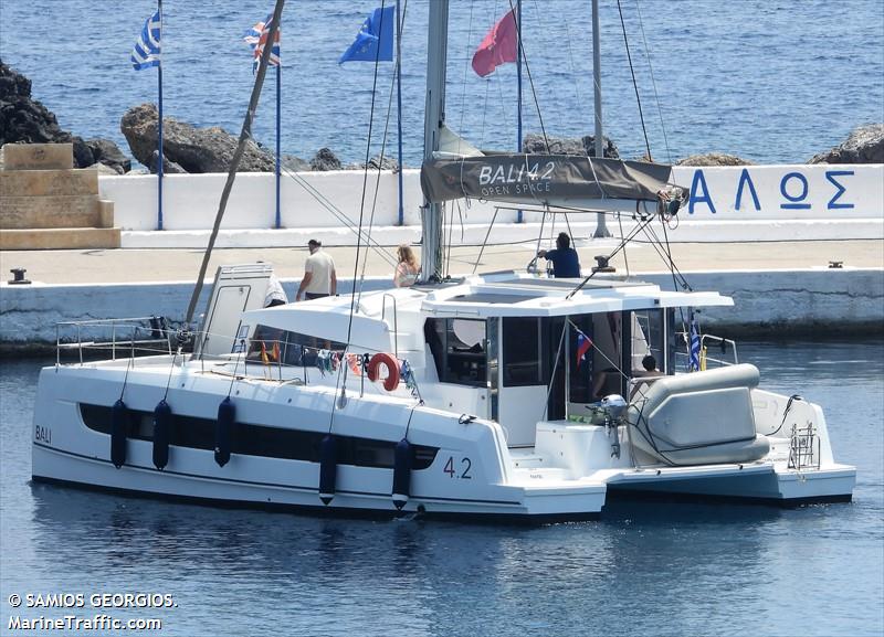 pastel (Sailing vessel) - IMO , MMSI 240482800, Call Sign SVB3665 under the flag of Greece